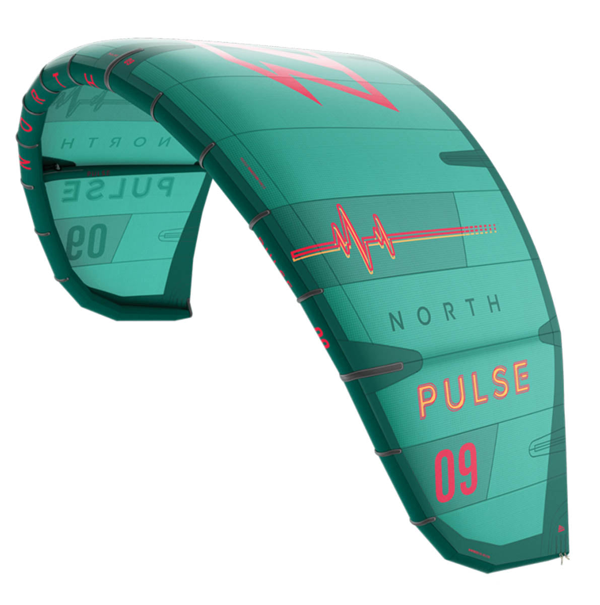 NORTH Pulse Freestyle Kite, Kite + Bar (optional)